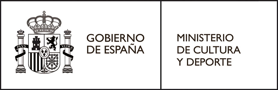 Logo Gobierno de España blanco y negro